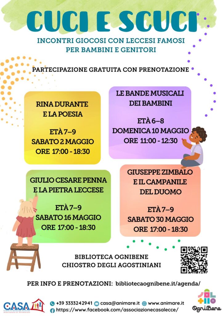 Locandina evento Cuci e Scuci: Rina Durante